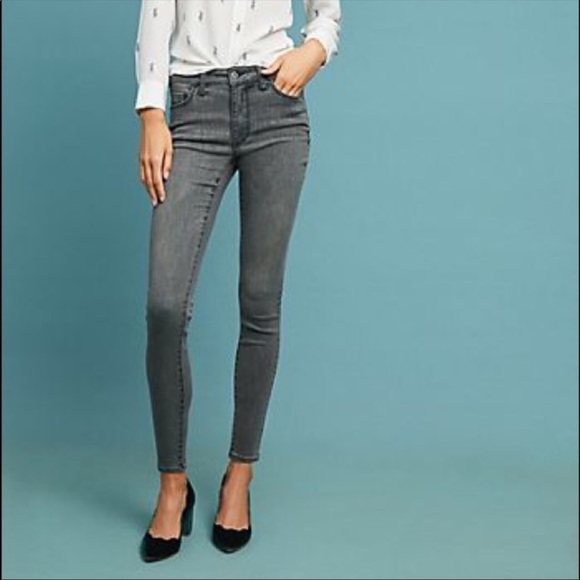 Anthropologie Denim - Pilcro Ultra High-Rise Skinny Grey stretch Jeans
